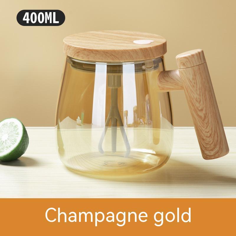 400ML Self Stirring Coffee Mug Electric Mixing Glass Coffee CupHigh Speed Fast Automatic Coffee Cup For Gyms Dining Room Kitchen Gadgets - Imagen 8