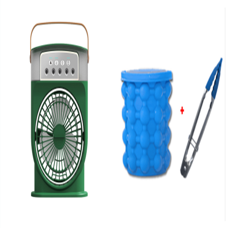 Portable USB Air Conditioner Cooling Fan With 5 Sprays 7 Color Light 600ML Water Tank Spray Mist Air Cooler Humidifiers - Imagen 10