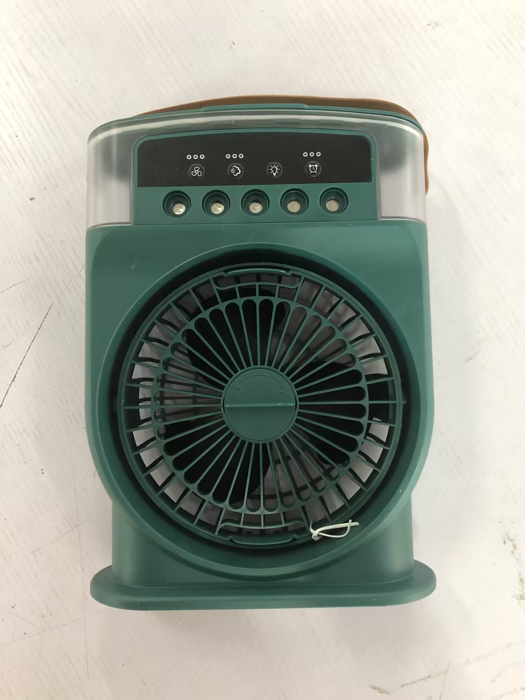 Portable USB Air Conditioner Cooling Fan With 5 Sprays 7 Color Light 600ML Water Tank Spray Mist Air Cooler Humidifiers - Imagen 6