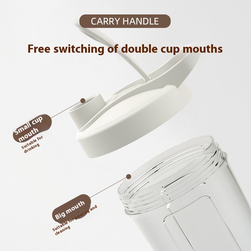 400ML 14oz Electric Protein Powder Mixing Cup Automatic Shaker Mixer Shake Bottle Milk Coffee Blender Kettle Fro Gym 1200mAh - Imagen 7